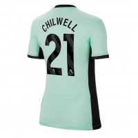 Dámy Fotbalový dres Chelsea Ben Chilwell #21 2023-24 Třetí Krátký Rukáv